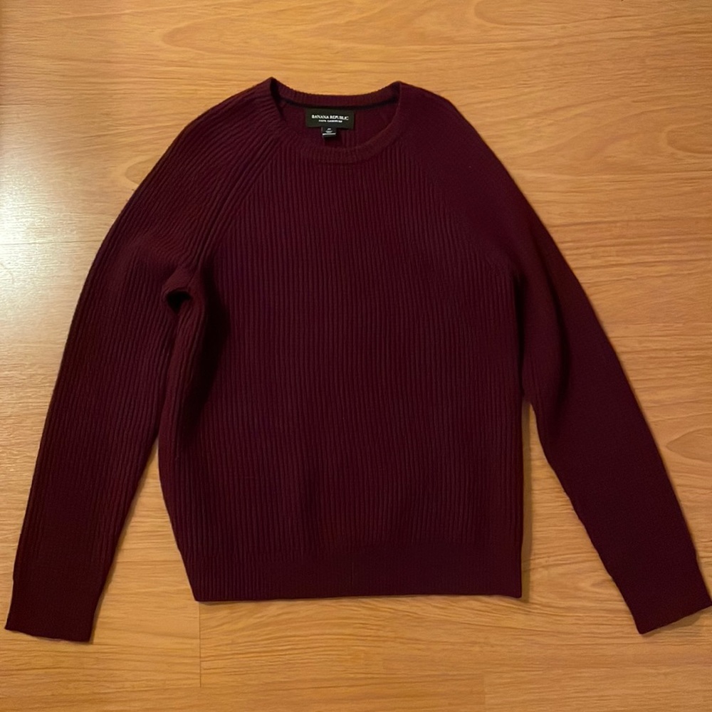 Mens Banana Republic 100% Cashmere Sweater